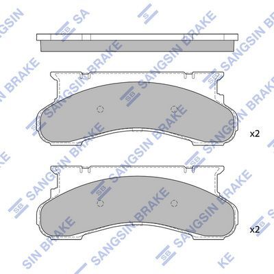 HiQ Front Brake Pads Set SP1304
