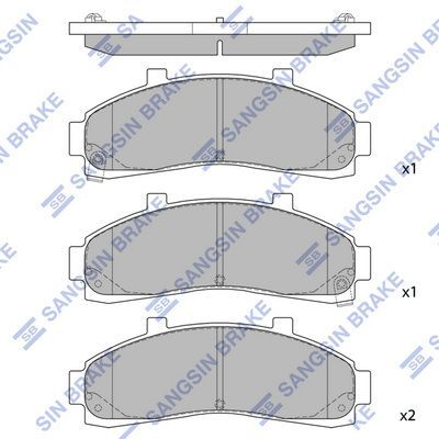 HiQ Front Brake Pads Set SP1264
