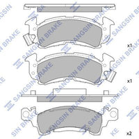 HiQ Front Brake Pads Set SP1280