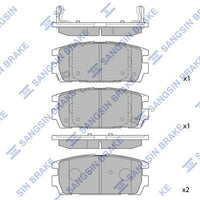 HiQ Rear Brake Pads Set SP1098