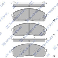 HiQ Front Brake Pads Set SP1175