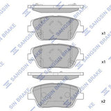 HiQ Front Brake Pads Set SP1398