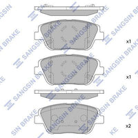 HiQ Front Brake Pads Set SP1398