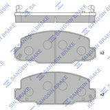 HiQ Front Brake Pads Set SP1450