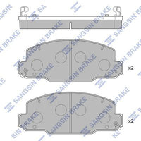 HiQ Front Brake Pads Set SP1450