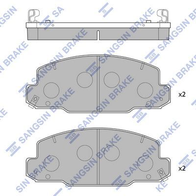 HiQ Front Brake Pads Set SP1450