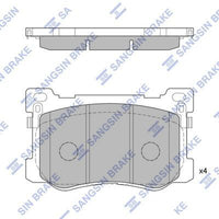 HiQ Front Brake Pads Set SP1547