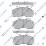 HiQ Front Brake Pads Set SP1552