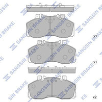 HiQ Front Brake Pads Set SP1552