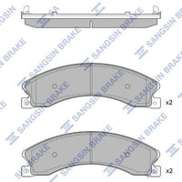 HiQ Front Brake Pads Set SP1615