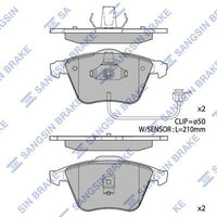 HiQ Front Brake Pads Set SP1705