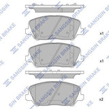 HiQ Front Brake Pads Set SP1720