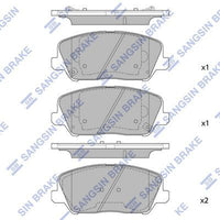 HiQ Front Brake Pads Set SP1720