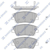 HiQ Front Brake Pads Set SP1761