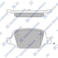 HiQ Rear Brake Pads Set SP1823