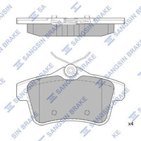 HiQ Rear Brake Pads Set SP1881