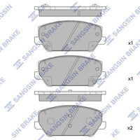 HiQ Front Brake Pads Set SP1906
