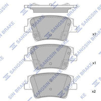 HiQ Rear Brake Pads Set SP1914