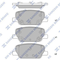 HiQ Rear Brake Pads Set SP1915