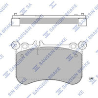 HiQ Front Brake Pads Set SP1954