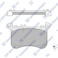 HiQ Front Brake Pads Set SP1954A