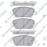 HiQ Front Brake Pads Set SP1982