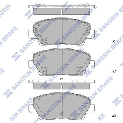 HiQ Front Brake Pads Set SP1982