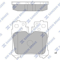 HiQ Rear Brake Pads Set SP2301