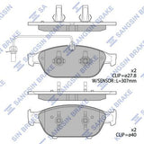 HiQ Front Brake Pads Set SP2316