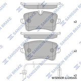 HiQ Rear Brake Pads Set SP2317