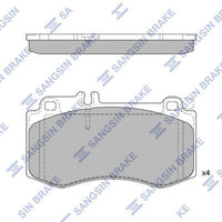 HiQ Front Brake Pads Set SP2378