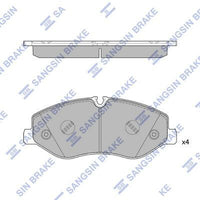 HiQ Front Brake Pads Set SP2579