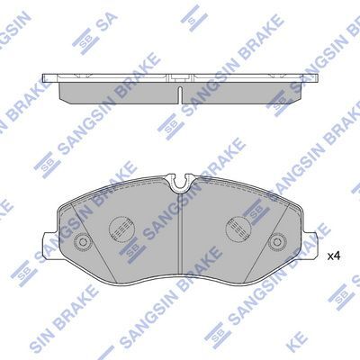 HiQ Front Brake Pads Set SP2579