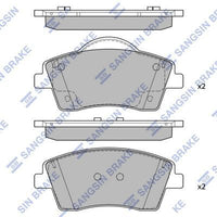 HiQ Front Brake Pads Set SP2588