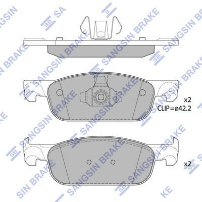 HiQ Front Brake Pads Set SP4054