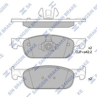 HiQ Front Brake Pads Set SP4054