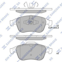 HiQ Front Brake Pads Set SP4055