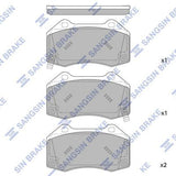 HiQ Front Brake Pads Set SP4104