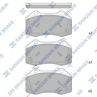 HiQ Front Brake Pads Set SP4104