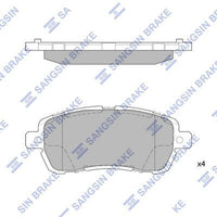 HiQ Front Brake Pads Set SP4138