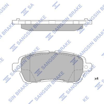 HiQ Front Brake Pads Set SP4138