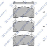 HiQ Front Brake Pads Set SP4152