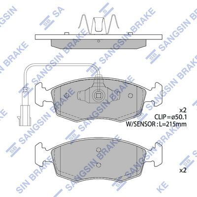 HiQ Front Brake Pads Set SP4189