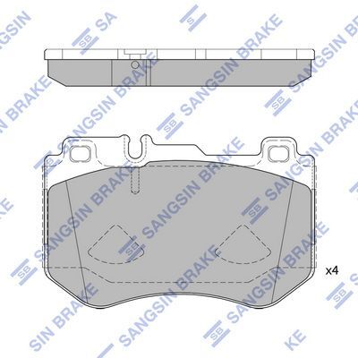 HiQ Front Brake Pads Set SP4192