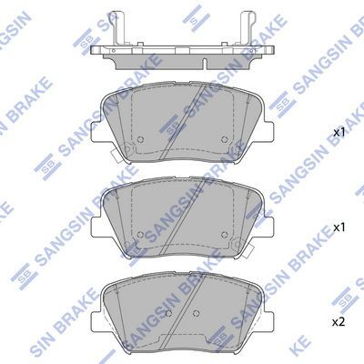 HiQ Front Brake Pads Set SP4227