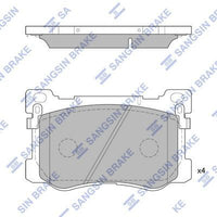 HiQ Front Brake Pads Set SP4228