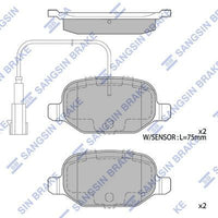 HiQ Rear Brake Pads Set SP4232
