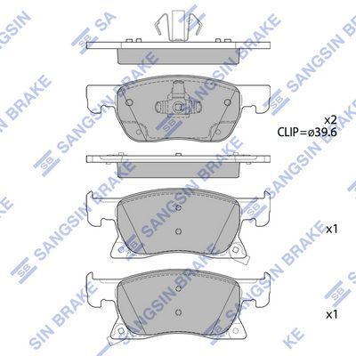 HiQ Front Brake Pads Set SP4239