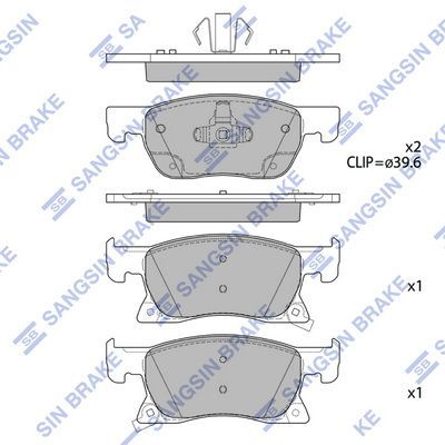 HiQ Front Brake Pads Set SP4240
