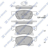 HiQ Front Brake Pads Set SP4240